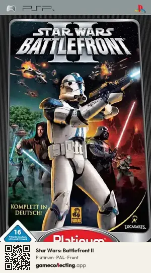 Star Wars: Battlefront II PlayStation Portable, PAL box front