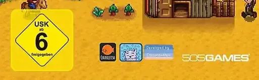Stardew Valley, the USK square on its front
