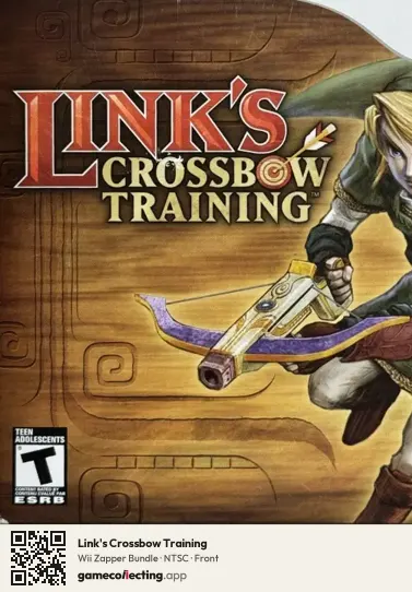 Link's Crossbow Training Nintendo Wii, NTSC box front