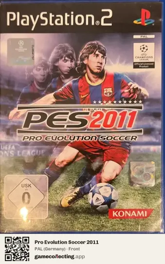 Pro Evolution Soccer 2011 PlayStation 2, Germany box front