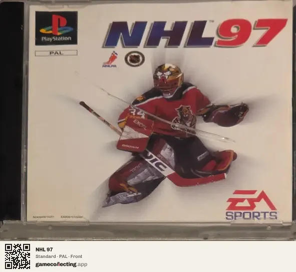 NHL 97 PlayStation, PAL box front