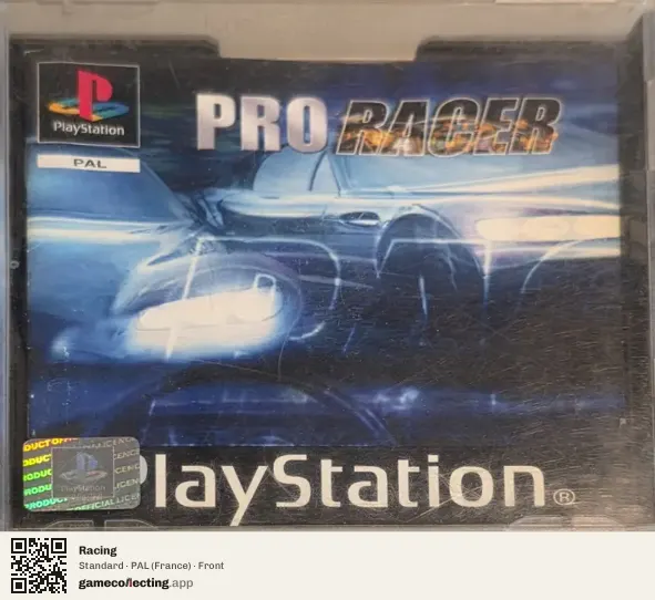 Racing PlayStation, France box front