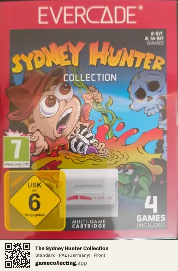 The Sydney Hunter Collection Evercade, Germany box front