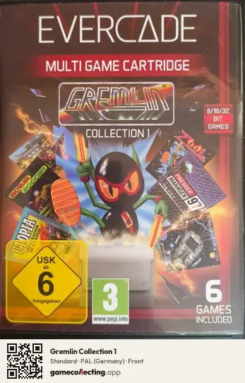 Gremlin Collection 1 Evercade, Germany box front