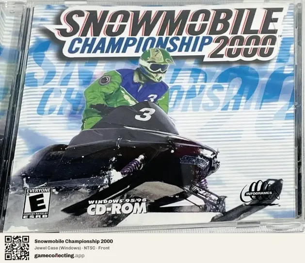 Snowmobile Championship 2000 Computer, NTSC box front