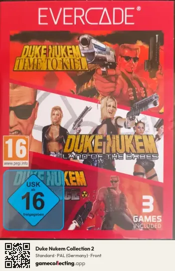 Duke Nukem Collection 2 Evercade, Germany box front