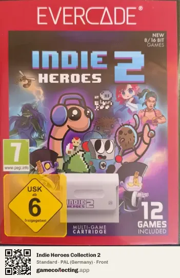 Indie Heroes Collection 2 Evercade, Germany box front