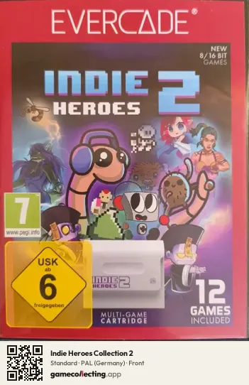 Indie Heroes Collection 2 Evercade, Germany box front