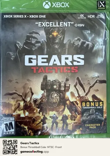 Gears Tactics Xbox Series X, NTSC box front