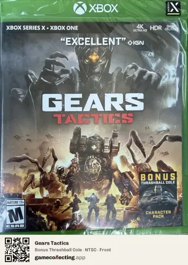 Gears Tactics Xbox Series X, NTSC box front