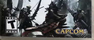 Monster Hunter Freedom Unite, the ESRB box on its front