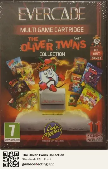 The Oliver Twins Collection Evercade, PAL box front