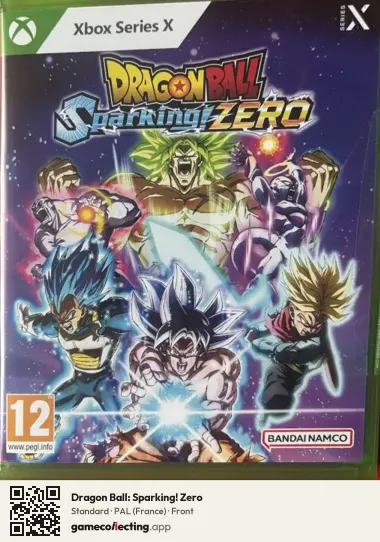 Dragon Ball: Sparking! Zero Xbox Series X, France box front