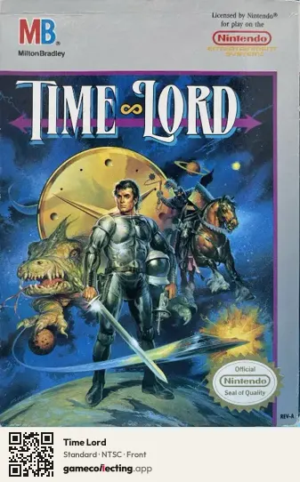 Time Lord Nintendo Entertainment System, NTSC box front