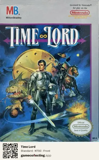 Time Lord Nintendo Entertainment System, NTSC box front