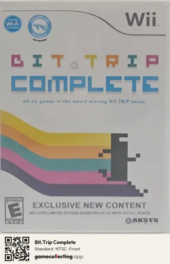 Bit.Trip Complete Nintendo Wii, NTSC box front