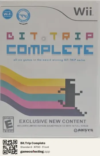 Bit.Trip Complete Nintendo Wii, NTSC box front