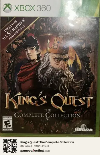 King's Quest: The Complete Collection Xbox 360, NTSC box front