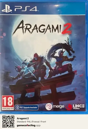 Aragami 2 PlayStation 4, France box front