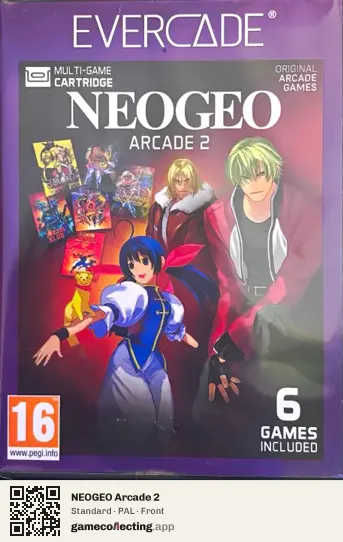 NEOGEO Arcade 2 Evercade, PAL box front