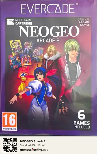 NEOGEO Arcade 2 Evercade, PAL box front