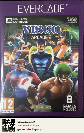 Visco Arcade 2 Evercade, PAL box front
