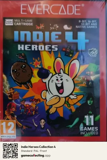 Indie Heroes Collection 4 Evercade, PAL box front