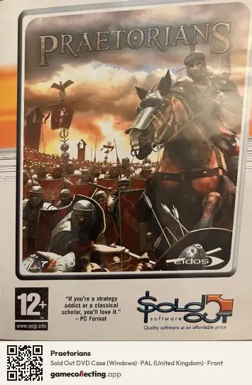 Praetorians Computer, United Kingdom box front