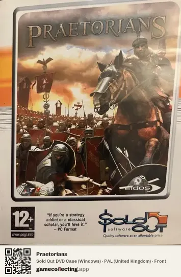 Praetorians Computer, United Kingdom box front