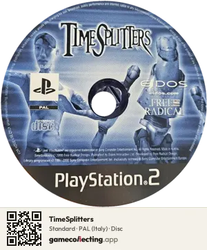 TimeSplitters PlayStation 2, PAL disc