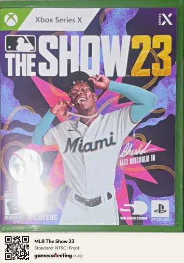 MLB The Show 23 Xbox Series X, NTSC box front
