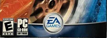 Need for Speed: Underground, the ESRB box on its front