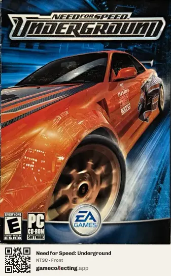 Need for Speed: Underground Computer, NTSC box front