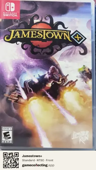 Jamestown+ Nintendo Switch, NTSC box front