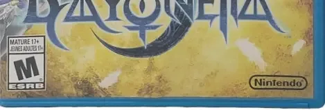 Bayonetta 2, the ESRB box on its front
