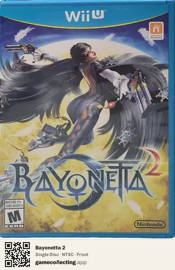 Bayonetta 2 Nintendo Wii U, NTSC box front