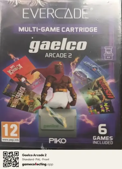 Gaelco Arcade 2 Evercade, PAL box front