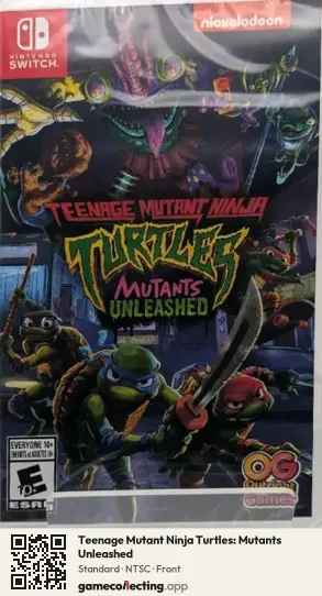 Teenage Mutant Ninja Turtles: Mutants Unleashed Nintendo Switch, NTSC box front