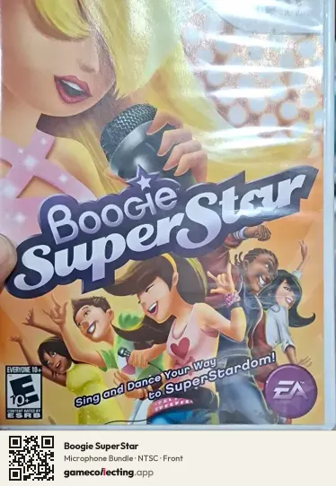 Boogie SuperStar Nintendo Wii, NTSC box front
