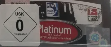 FIFA 08, the USK square on its front