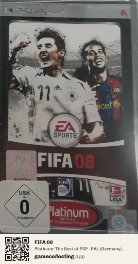 FIFA 08 PlayStation Portable, Germany box front