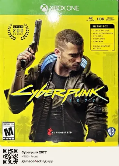 Cyberpunk 2077 Xbox One, NTSC box front