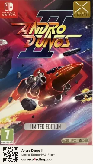 Andro Dunos II Nintendo Switch, PAL box front