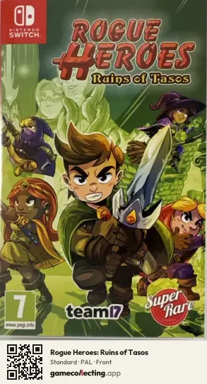Rogue Heroes: Ruins of Tasos Nintendo Switch, PAL box front