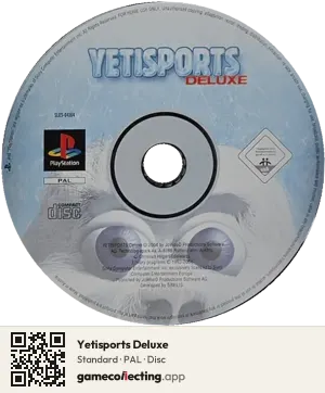 Yetisports Deluxe PlayStation, PAL disc