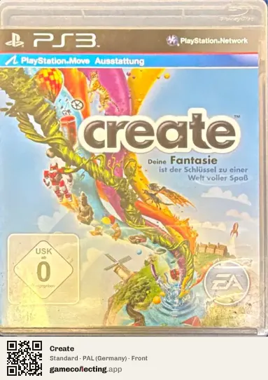 Create PlayStation 3, Germany box front