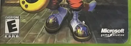 Blinx: The Time Sweeper, the ESRB box on its front