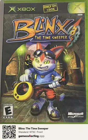 Blinx: The Time Sweeper Xbox, NTSC box front