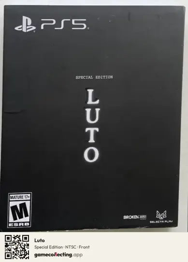 Luto PlayStation 5, NTSC box front