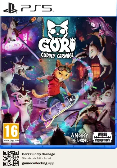 Gori: Cuddly Carnage PlayStation 5, PAL box front